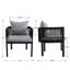 Outdoor Patio Dining Armchair with Cushion-928228141-928228142