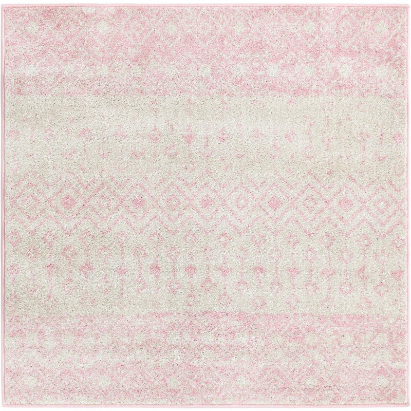 Tapis en polypropylène tissé à la machine Bradley-Joe, Carré 4 pi