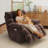 41.5" Wide Upholstered Recliner, Oversized Power Swivel Rocker Recliner Chair with USB & Type-C Port-576323599