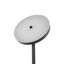185.5cm Polished Torchiere Floor Lamp with USB and Outlet