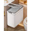Poubelle murale rabattable 2,4 gallons JOYBOS, blanc
