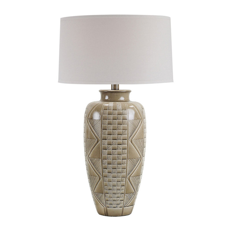Shray Adjustable Table Lamp, Yes, Brown