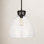 Roksana Single Light Glass Steel Dimmable Pendant