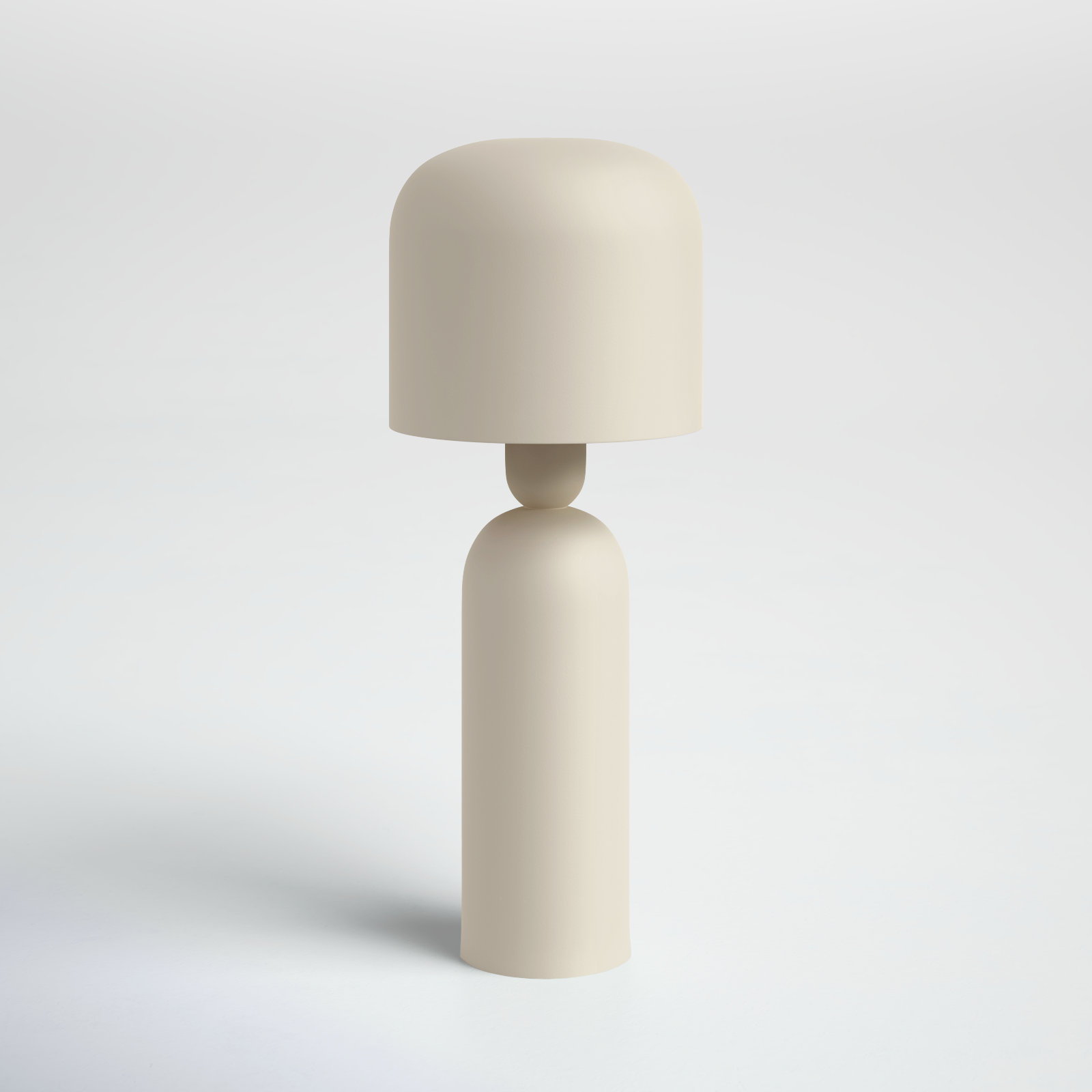 Odie Metal Table Lamp, Beige