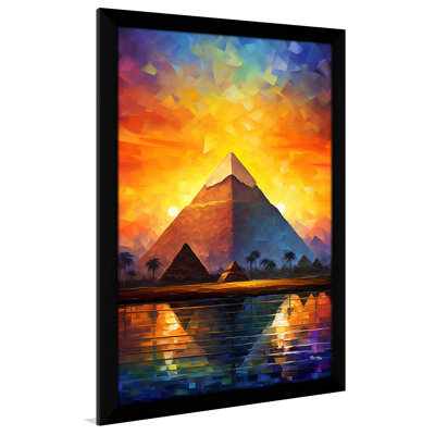 "La grande pyramide de Gizeh" par V2 Design Co., reproduction sur acrylique