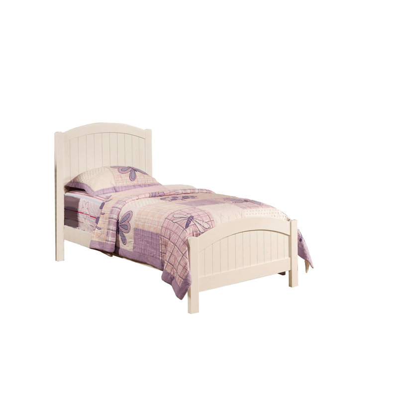 Lit simple pour lit d'enfant - Contreplaqué avec lignes verticales classiques