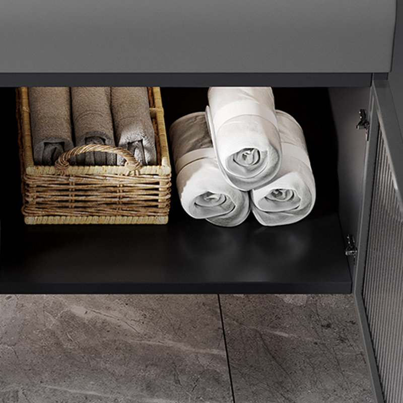 Nordic style stylish grey bathroom cabinet