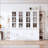 2X 75.25'' Tall Display Cabinets And Two Triangle Sided Bookshelves