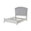 Lit en tissu et finition platine Maverick-1301212595