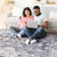 Métier à tisser et tapis 6X9 bleu - sans perte de poils - pour le salon