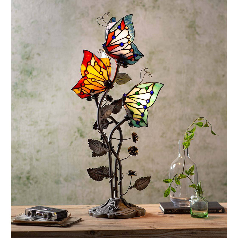 Lampe de table noire 23,5 po