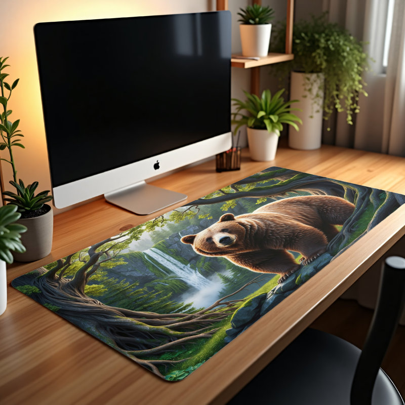 Polyester Desk Pad, 14.4x12.1