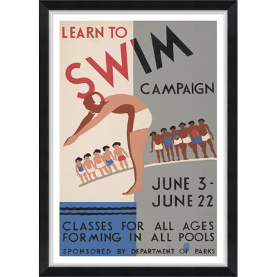Learn How To Swim Giclee Print
