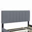 Lit plateforme en velours avec 2 tiroirs et lit gigogne simple TG