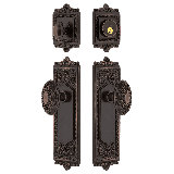 Nostalgic Warehouse Egg & Dart Entry Set with Victorian Knob