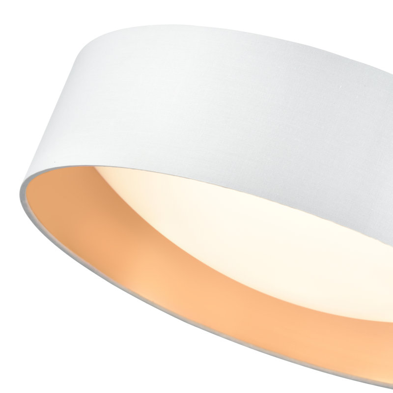 Plafonnier encastré à DEL Alpena - blanc, 25 W, H 4,13 po x l 16 po x P 16 po