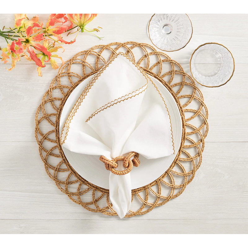 Rattan Link Napkin Ring