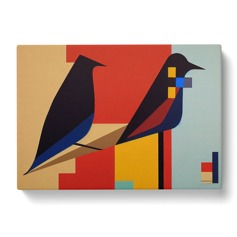 Ingenious Birds - Wrapped Canvas, 35cm H x 50cm W