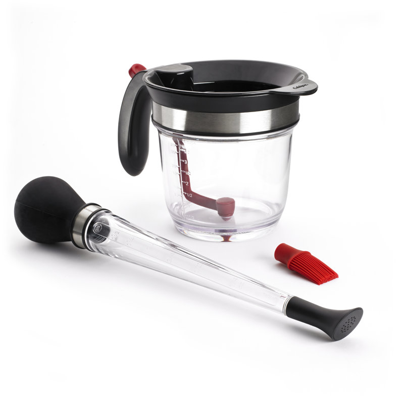 Cuisipro Fat Separator, Easy Drain, 1 Litre Capacity, Dishwasher Safe