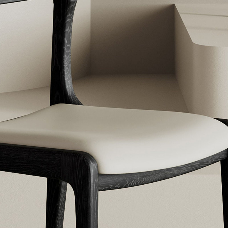 Chaises de salle à manger modernes et confortables, Noir/gris