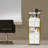 Arlian Beauty Salon Accent Cabinet Barber Station with 3 Drawer