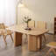 Grande table de salle à manger en bois de frêne massif