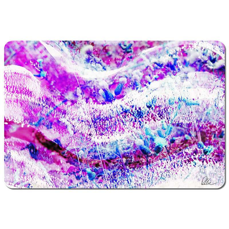 Gizmo Polyester-Coated Hardboard Abstract Rectangle Placemat