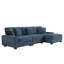 3 Seater Corduroy Corner Sofa -2244550