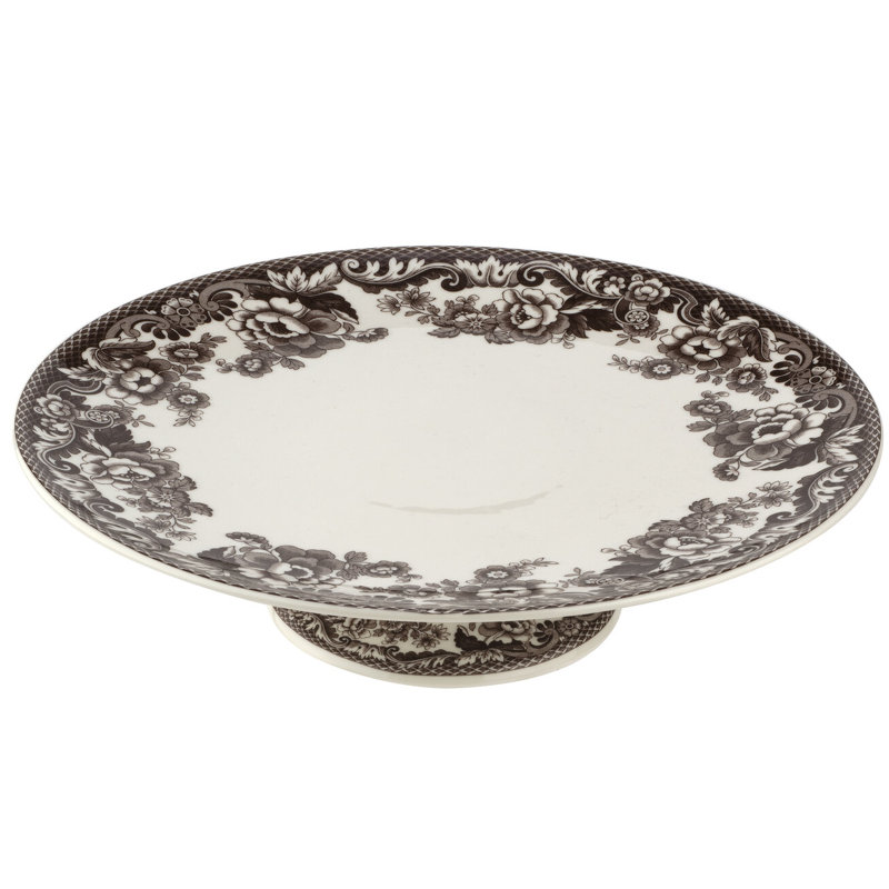 Spode Delamere Footed Cake Plate 10.5"