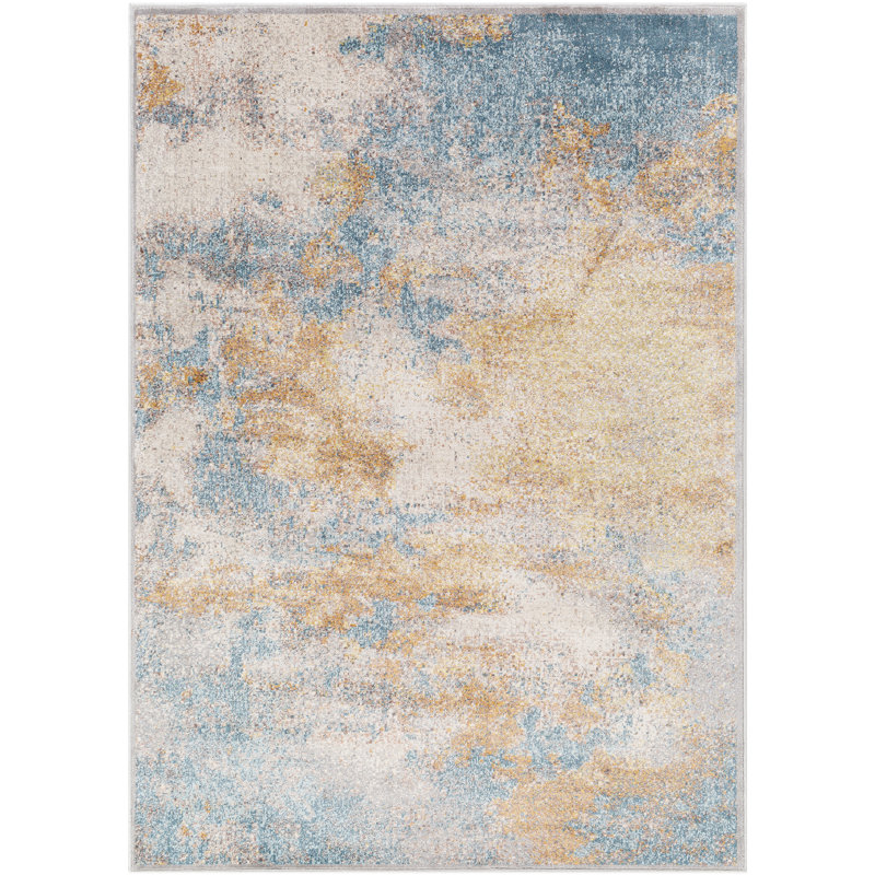 Abstract Indoor Rug, Rectangle 1'11" x 2'11"