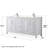 Daria 72'' Double Bathroom Vanity with Carrara Marble Top-40066174-61132183-61132188