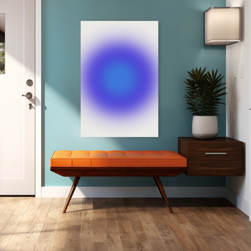 Violet Aura Burst, H 48 po x l 32 po