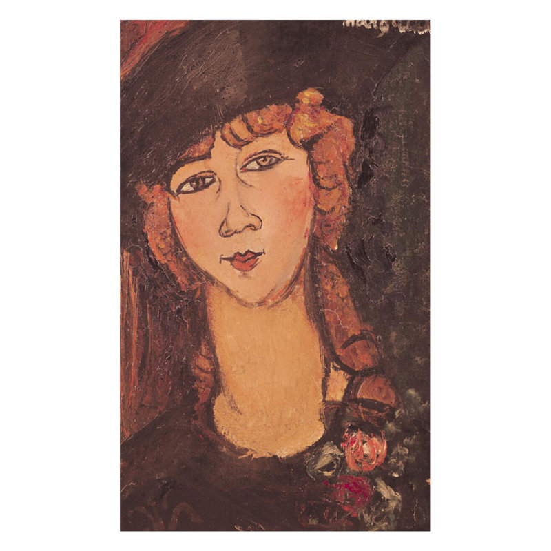 «Lolotte» par Amedeo Modigliani - estampe numérique, H 28 po x l 22 po