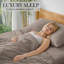   Ensemble de draps en bambou doux - ensemble de 4 pièces - infroissable - feuilles de refroidissement avec poches profondes-612286716-612286708