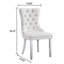 Magnifiques chaises de salle à manger en velours avec pieds à finition miroir-1111396273-1111396275