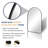  Arch Metal Wall Mirror