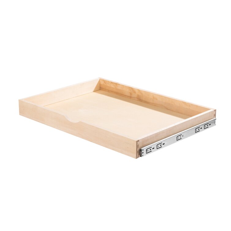 Wooden Living - Wood Tray/Wooden Trays | Square Serving Boxes with Handles  - Unfinished & Small | for Montessori Materials, Crafts to Paint, Kids