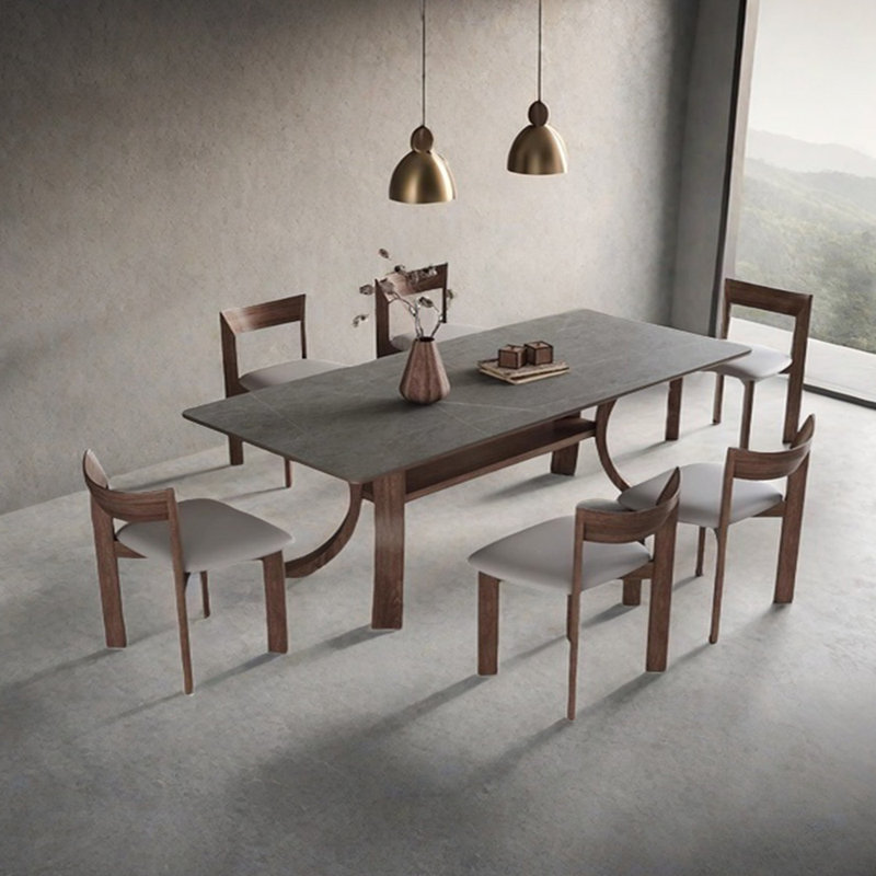 Ensemble de table de salle à manger Minimalist, H 29,53 po x L 70,87 po x l 35,43 po