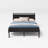 Keldyn Unfinished Platform Storage Bed-229061299-229061298