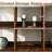 3-tier Metal Horizontal Bookshelf With 8 Cube Storage Organizer – 62-inch Industrial Console Bookcase For Entryway And Living Room-1712692931