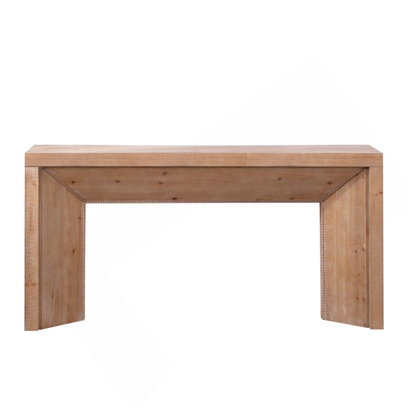 Console 62 po - Table d'entrée moderne en bois d'ingénierie