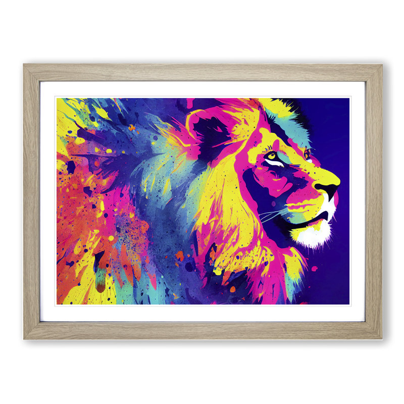 Splashed Lion Vol.5 - Print, Oak