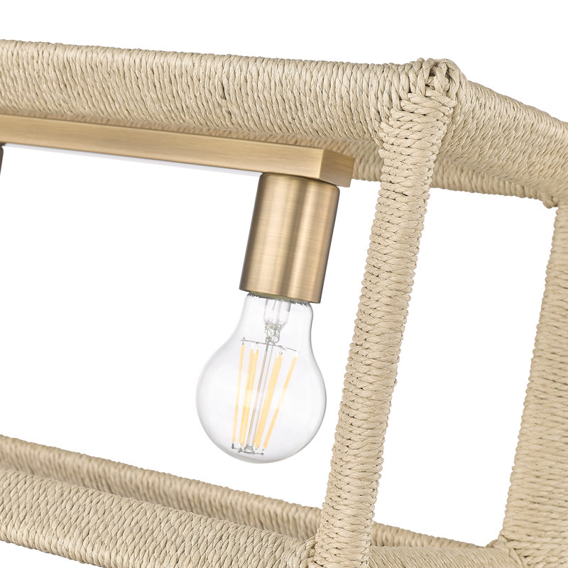 Luminaire suspendu linéaire à 5 lumières Jarim