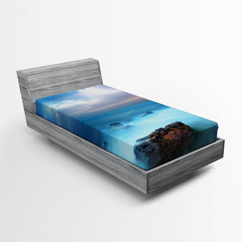 Drap ajusté nature, Simple