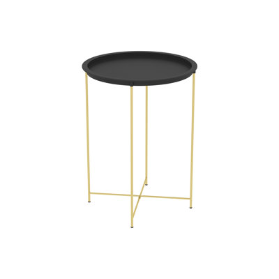 Side Table. End Table Living Room. Bedside Table or Night Stand. Small Entry Table Black