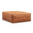 Taos Full-Grain Genuine Leather 37" Square Ottoman