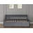 Twin Size Daybed With Trundle, Upholstery Daybed With LED Light And Charging Station, Velvet Daybed With Wood And Metal Frame