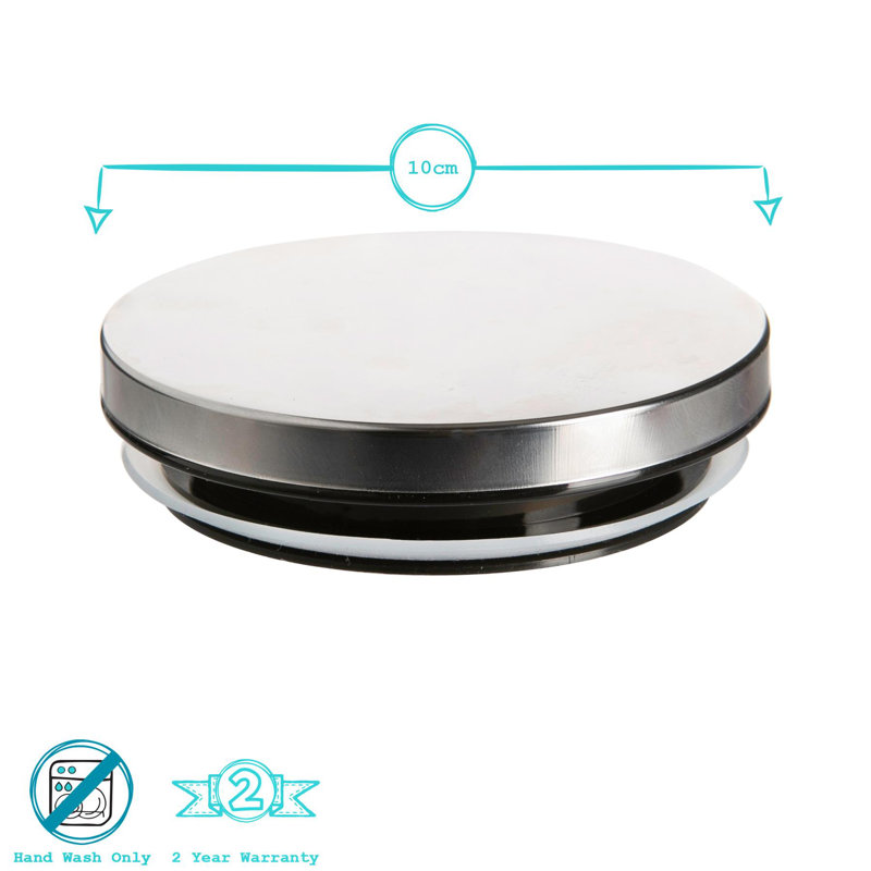 Argon Tableware Metal Lid, Silver