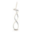 Lampe sur pied DEL Ainhoa - Chrome satiné-1265365429