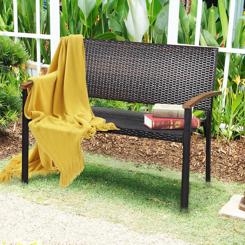 Rakesh Rattan Park Bench